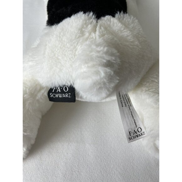 FAO Schwartz Boston Terrier Puppy Dog Plush Black White 12 in - Picture 4 of 6